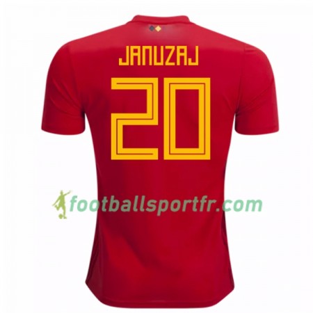 Tenue Belgique Januzaj 20 Domicile Coupe du monde 2018 Maillot de Foot